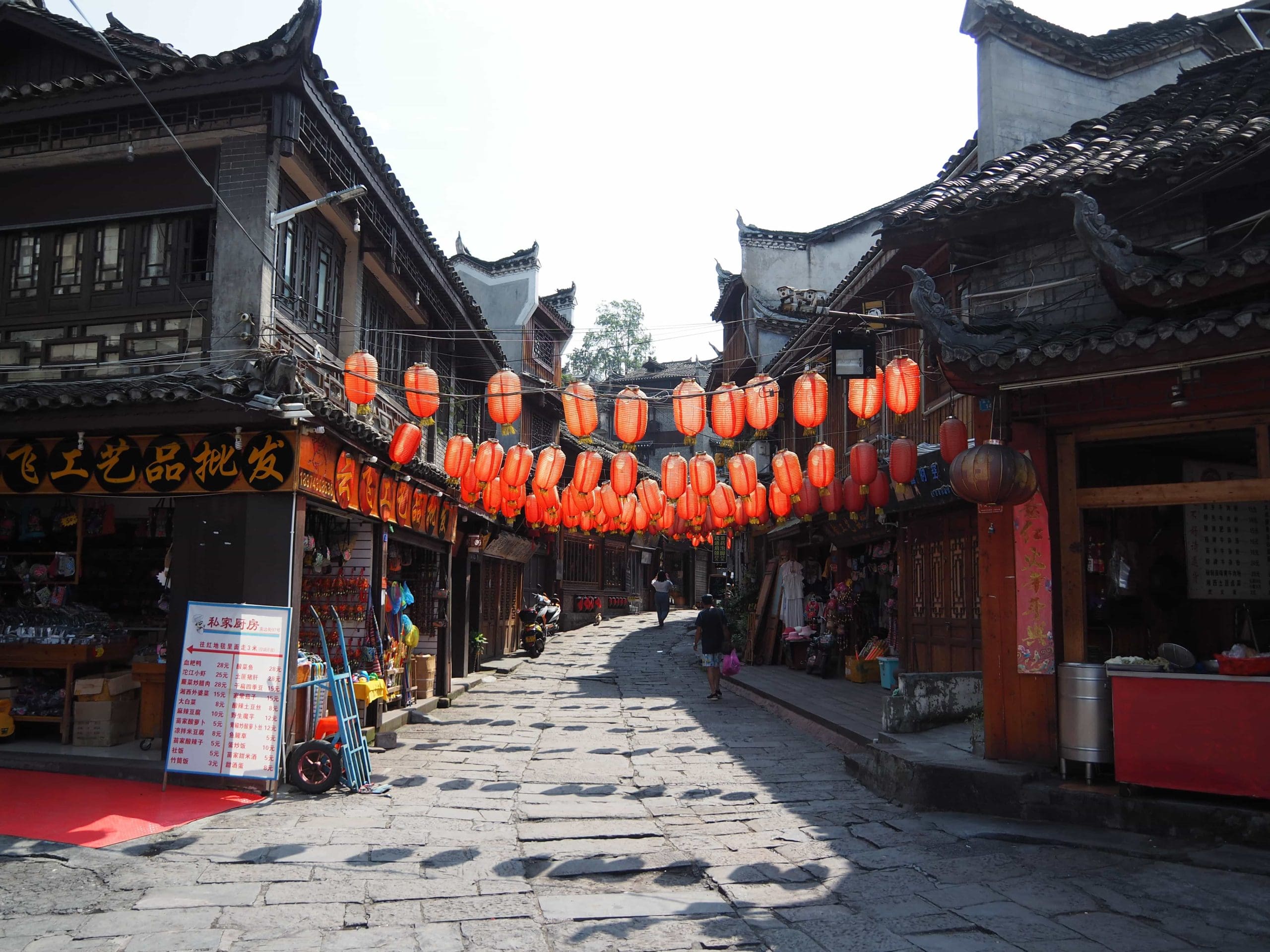 ruelle dans la ville de fenghuang
