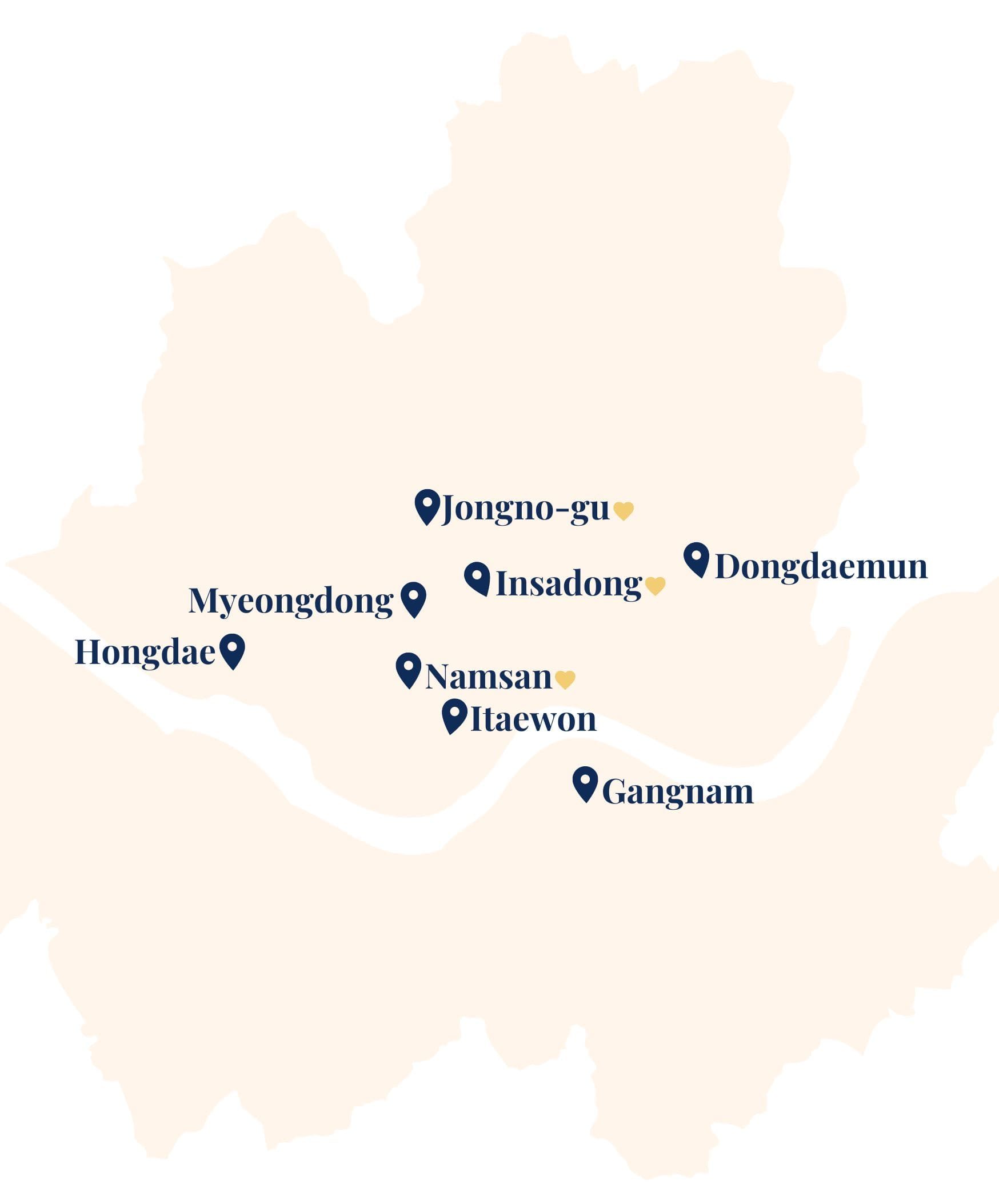 map coree du sud seoul